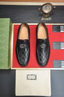 出厂价P 古奇 Gucci 高端牛里 新款Gucci* 顶级版本 古奇经典休闲皮鞋！选用进口原版牛皮面，内里头层舒适牛皮内里！原版耐磨橡胶大底！高品质精品！码数