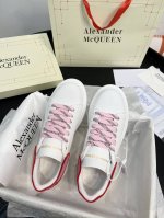 橙子出厂价p alexandermcqueen 亚历山大 麦昆 Mcq 情侣款滴胶小白鞋 厚底增高休闲鞋 运动鞋板鞋 热销经典款 男女同款 底厚 4.5Cm 码
