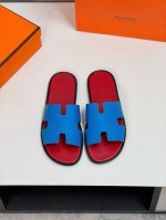 hermèS 真皮底 Size：38-44 45.46.47定制 爱马仕最高品质经典H拖鞋～高端男士凉鞋沙滩鞋拖鞋～专柜同步～原单代购货！原版进口鞋面牛皮内里牛