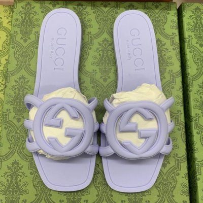橙子出厂价p gucci 古驰春夏新款 沙滩果冻鞋 镂空拖鞋 凉拖 原版开模经典双G鞋面 原版开模橡胶注塑一体成型 双层组合大底 码数 35-42