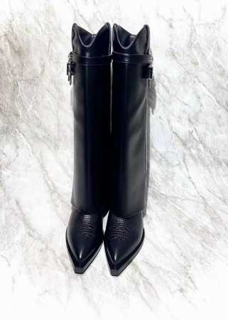GIVENCHY ｜4 最高版 出厂价 真皮大底 仿真皮大底 定做 Givenchy 2024 新款高靴系列 16寸 纪梵希 锁扣 风靡整个时尚圈 专柜 正品级 - 点击图像关闭