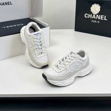 最新款 顶级品质！海外版！香奈儿 CHANEL 25sshuo阔型老爹鞋系列运动鞋 各大博主社交日推款认准我家细节实拍这季新款简直闭眼入，上脚狂好看，率性的休闲 - 点击图像关闭