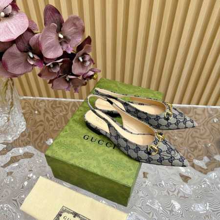 2024专柜同步春夏新款gucci 24S春夏新品双g钻链扣后带凉鞋高跟 布面 皮面 G家在体现高级感这块 总让人大写的服气 看起来蛮简单的款式 但上脚就莫名很 - 点击图像关闭