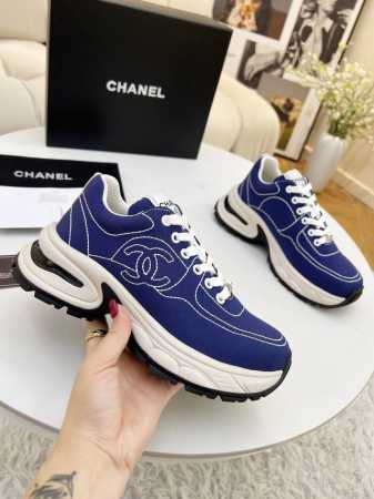 布面 Chanel 25C早春度假款新鞋型休闲鞋 一双舒适的鞋子能给自己减少脚下的劳累，新款Very 百搭 不管是日常穿搭，姐妹聚会 职场通勤，户外运动及各种场 - 点击图像关闭