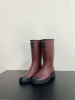 CHANEL 雨靴 Chane* 原版购入 独家高版 rain boots雨靴 无缝版本1:1升级版本 旧的无缝版本已下线 专柜断货王杨幂同款小香风雨靴 各大网