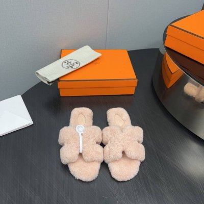 独家顶级版本 H家H*erms 2024vs官网同步泰迪H新色毛拖全系列 我家都是购入zp开模调楦出货，跟zp基本上无差上脚无敌秀气，修饰脚型，非常简约