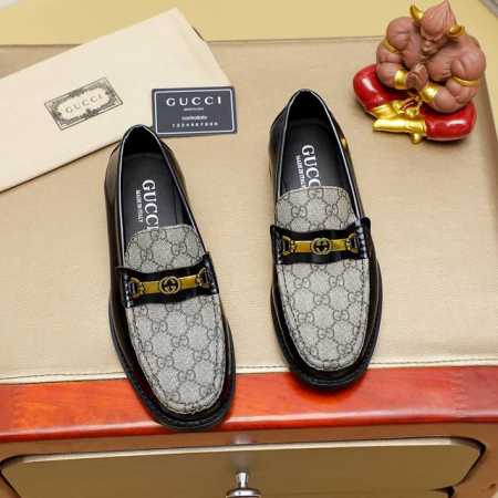 工厂价 古驰 Gucci 官网男士商务正装皮鞋更新香港专柜同步新款完全一比一复刻出货专柜品质零差距0外均采用进口牛皮配原版五金扣皮内里制作，色，配码 38-45 - 点击图像关闭