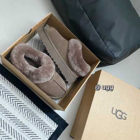 UGG.秋冬氛围感 厚底系列 塔次特 羊毛的太软糯 温温柔柔风 今年最新的厚底元素 妥妥拉长腿型 隆丰A级皮毛一体 软糯有质感 超级喜欢，Size: 35-40 - 点击图像关闭