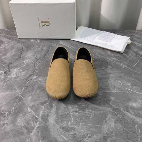 工厂p价p 顶级版本 代购品质 原版开发 The Row 2025Ss新款平底芭蕾舞女鞋 新品一脚蹬乐福鞋 原版购入开发 做货 顶级原单品质，市面最高版本上脚简