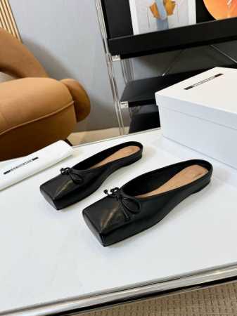 羊皮 牛仔布品 牌：jacqumus小众潮牌Jacquemus25春夏新款方头鞋蝴蝶结半拖 单鞋！方头设计真的好时髦！牛仔裤 小裙子搭配不在话下！可可爱爱没有脑 - 点击图像关闭
