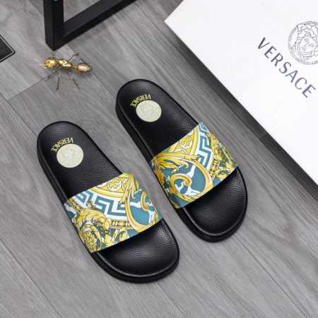 商品商标：Versace 范思哲 拖鞋 正码码数: 38-44 商品材料：精选原版材料原版大底 - 点击图像关闭