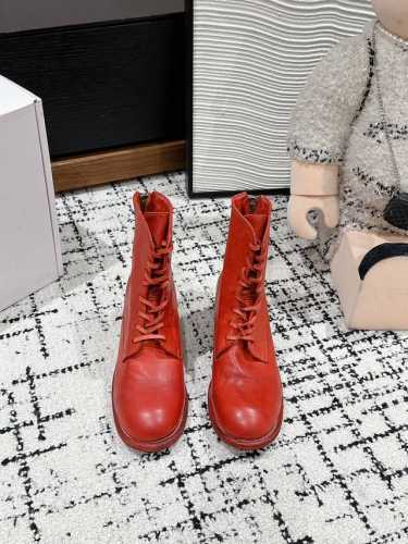 顶级品质 GUIDI 995系列 BACK ZIP LEATHER BOOTS 全手工工艺，水洗马皮 纯手工打造， 独特水染工艺，原版1:1复刻顶级版本！ 原版