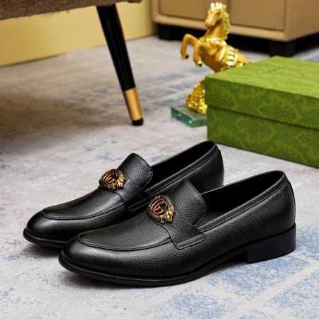 工厂价 古驰 Gucci 官网男士商务正装皮鞋更新香港专柜同步新款完全一比一复刻出货专柜品质零差距0外均采用进口牛皮制作+皮内里制作，黑色，配码 39-45 3 - 点击图像关闭