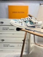 Nike Sb Dunk Low“Lv联名” 周年高端定制 低帮休闲板鞋 定制鞋盒 超高清洁度 皮料切割干净无任何毛边 细节完美Dm6868 Ae7660910