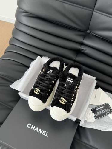 Chanel 24P新款大头饼干鞋 原版开发顶级版本 鞋面正品一致 内里羊皮 TPU大底 非普通版本橡胶大底 Size:35-39 其他码数定做