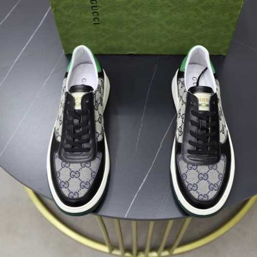 出厂价： 品牌：古奇gucci 标准码：38-44 45订做 等级：官网同款 材料：原版面料 舒适猪皮内里 轻便耐磨大底 款式类别：男士时尚休闲鞋 跑步 运动鞋