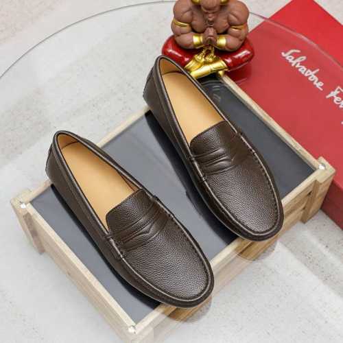 工厂价 Ferragamo 菲拉格慕 爆款时尚休闲套脚鞋官网专柜1:1制作，原版开模好质量看得见，进口高端头层小牛皮，奢华猪皮内里纹路很清优质防水防滑耐磨大底高