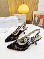 橡胶底 真皮底 顶级版本 迪奥 Dior 刺绣高跟鞋 刺绣图案 字母logo织带凉鞋款 2024春夏最新提花刺绣图案凉鞋款. 原版购入. 特订材料. 一比一零差