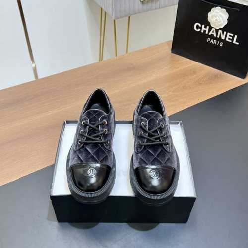 顶级版本 CHANEL 香奈儿2024秋冬新款厚底乐福鞋 单鞋、小皮鞋 认准我家细节实拍注意区分普通版 专柜同步！！本系列现已登陆发售！！原版购入开发！ 简约小