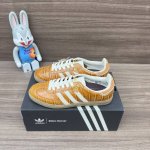 顶级版本Wales Bonner X Adidas Originals Samba 'wonder White Night Brown' 舒适百搭 防滑耐磨 低