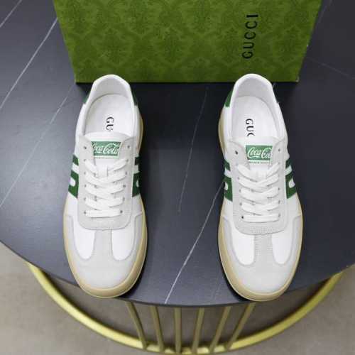出厂价： 品牌：古奇gucci 标准码：男码38 44 45可以定做 等级：官网同款 高品质男鞋 材料：原版皮料材质 搭配舒适透气内里 原版防滑耐磨橡胶轻便大底