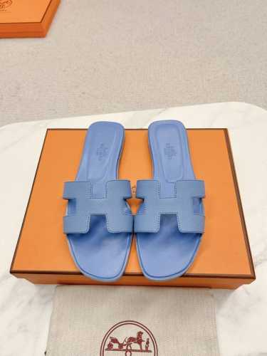 顶级版本，Hermes 爱马仕2022早春新款 拼接工艺全新改版 Hermès 包装升级版型做工材料升级～Hermes市场最高版本纯手工拖鞋 2022早春新款原