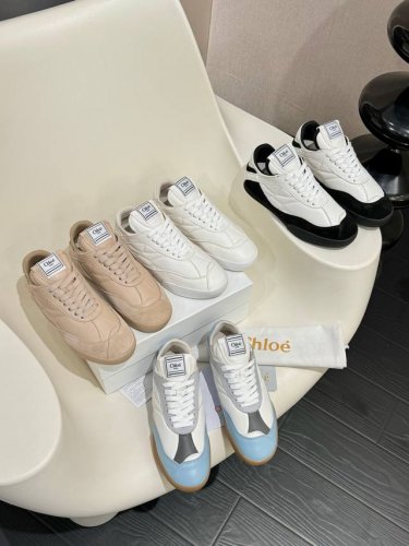Chloe 克洛伊 蔻依 25春夏新款 德训鞋 面料 进口牛皮 进口环保麂皮 原版开模纱网 大底 Tpu大底 超轻耐磨绒组合 Size #35-41 41订做不