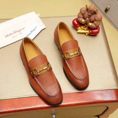 工厂P价 里 Ferragamo 菲拉格慕 爆款时尚皮鞋官网专柜1:1制作，原版开模好质量看得见，进口高端头层打蜡小牛皮，水染皮内里纹路很清优质防水防滑耐磨大底