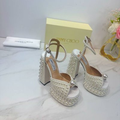 出厂 Jimmy Choo 吉米周 是一个非常全面之尊贵时尚生活品牌 香港,美国等大时尚博主及明星的同款表带女士高跟 中跟 平跟后空凉鞋系列 澳大利亚尖头 圆头
