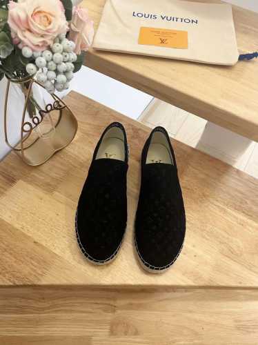350女款 360男款 Lvui Vuitton 路易威登 顶级代购货，渔夫鞋 ！Hk海港城原版购入，原版一比一开发，绝对放心卖！Starboard 平面便鞋取