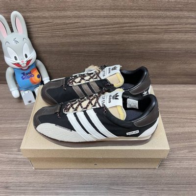 Song For The Mute X Adidas Originals Shadowturf 低帮休闲板鞋男款黑白。 编号:Id3546 包装:全套得物配件加