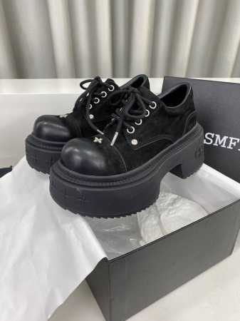 直销 女鞋 女装 Smfk 最新火爆款十字花 厚底暗黑系列！ 休闲 百搭的极简风 国潮新作继承了诸多品牌制胜的流行元素，势必大热 帆 超级酷 配有高度适中的舒适 - 点击图像关闭