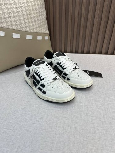 出厂价pp #情侣款 官网同步飞机盒包装 顶级版本 认准独家品质 区分市场通货 amiri埃米尔骨头鞋 官网同步更新情侣款最新配色 注意区分细节 接受一切对比