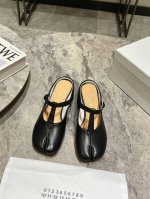 代购级别 Maison Margiela 玛吉拉Mm6家Tabi分趾鞋 独家新品最高版本买手代购1:1完美复刻 芭蕾舞平底分趾Tabi凉鞋单鞋凉鞋 原版开模双层