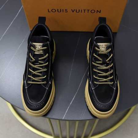 品牌：LV路易威登 标准码：38-44 45订做 等级：官网同款 材料：原版牛皮面料 舒适猪皮内里 轻便耐磨大底 款式类别：男士时尚休闲鞋靴 跑步 运动鞋 尊贵 - 点击图像关闭