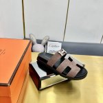 出厂价pp 男款40 经典款 爱马仕 二舅凉拖面料牛皮款 码数 女款35-43 41-43定做 男款39-45 45-45定做