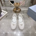 出厂价p 平底玛丽珍单鞋系列 顶级包装配套最高版本 prada 2025普拉达春夏新品，一字新品 上脚非常舒适 顶级版本 实力来袭！ 复古可爱普拉达公主糖果风平