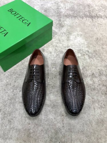 Bottega Veneta Bv男士编织商务休闲皮鞋 鞋面编织牛皮 柔软绵羊皮内里 真皮大底 标准码38-44 45定做不退不换
