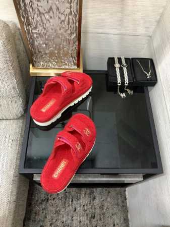 出厂价 顶级 品质2024K毛毛魔术贴凉拖鞋 SIZE：35-41 41定做不退换 原版包装配套 - 点击图像关闭