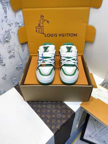 工厂价P： 西部牛仔 男鞋 LV TARINE路易威登x Tyler 联名款 驴牌 L家 压花 情侣款 休闲 运动鞋 滑板鞋 原版购入开发 路易威登 x Tyl