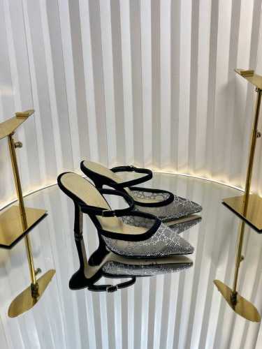Dio R Ss25 New Arrival cd 25春夏璀璨星河系列新品高跟鞋 网纱鞋面 搭配经典藤格纹水钻 Blingbling地闪耀 太美啦 专柜除了贵