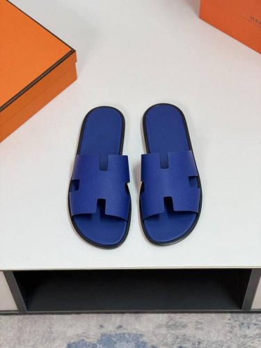 hermèS 真皮底 Size：38-44 45.46.47定制 爱马仕最高品质经典H拖鞋～高端男士凉鞋沙滩鞋拖鞋～专柜同步～原单代购货！原版进口鞋面牛皮内里牛