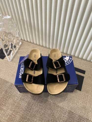 Birkenstock 勃肯boston真皮软木拖鞋博肯沙滩情侣拖鞋 鞋面：原版牛皮京垫脚牛皮京 大底：Eva 橡胶发泡 码数：35-45