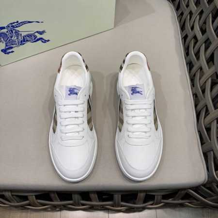 burberry 顶级 Size:38-44 45.46定做 Burberry巴宝莉官网同步男士经典低帮运动鞋｜采用原版头层牛皮制作｜装饰焕新的品牌徽标｜头层牛 - 点击图像关闭