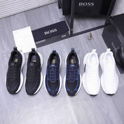 商品商标： ＢＯＳＳ 休闲鞋 正码码数: 39-45 38定做不退换 商品材料：精选透气网布丝印鞋面 网内里 牛皮鞋垫 橡胶大底