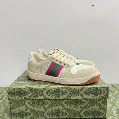 橙子出厂价p 跑量主推款 Gucci 古驰小脏鞋系列 经典原型复古百搭做旧老爹板鞋 复古学院风 怀旧版 原装意大利进口 全套包装 广东代工出品 原档原标原盒 随