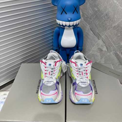 新货巴黎7.0 Bal*Nciag X Kith X复古野跑姥爹潮流百搭慢跑鞋 全球限量 600 双 巴黎全新联名款 全部采用原档案原楦数据开发 1:1比例克重
