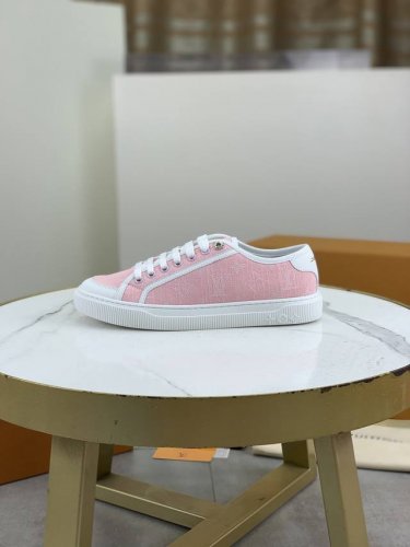 工厂P价P 顶级版本 Louis Vui Tton Ss25 New Arrival～情侣款 L家经典厚底运动鞋2025秋冬新版面 本款Time Out 运动鞋