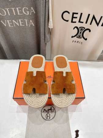 高版本出厂 只有男款 Hermes*爱马仕H家2025Ss最新升级版男款H拖鞋 度假旅游必备神器#由爱马仕首席设计师Pierrehardy亲自打造经典高端鞋履系 - 点击图像关闭