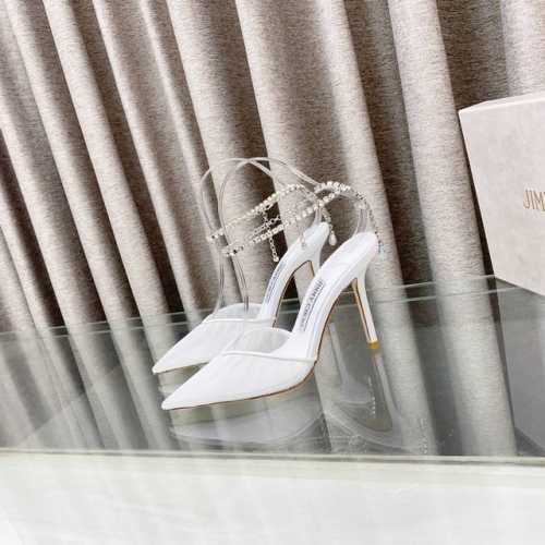 jimmy Choo 吉米周 网纱配水钻 新款修饰 大方高贵 是一个非常全面之尊贵时尚生活品牌 香港,美国等大时尚博主及明星的同款表带女士高跟凉鞋系列 澳大利亚